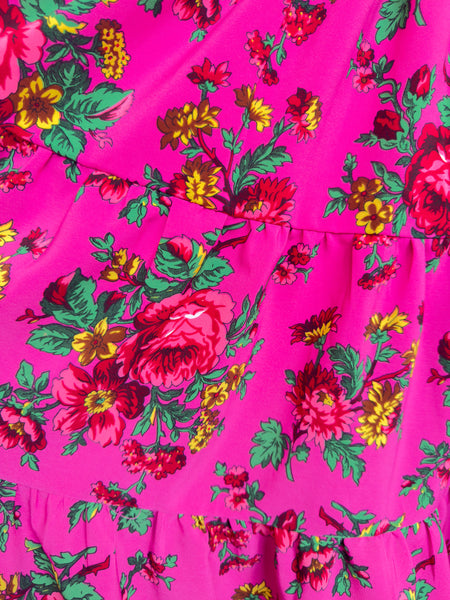 Maja Pink Midi Folk Skirt
