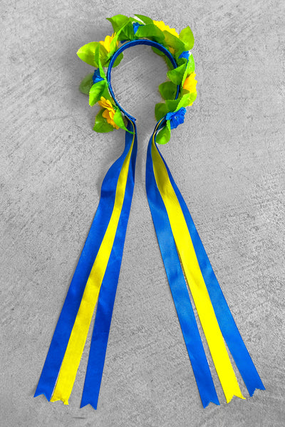 Ukrainian Folk Flower Headband