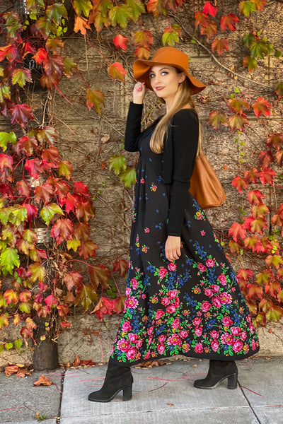 Lesia Black Maxi Dress