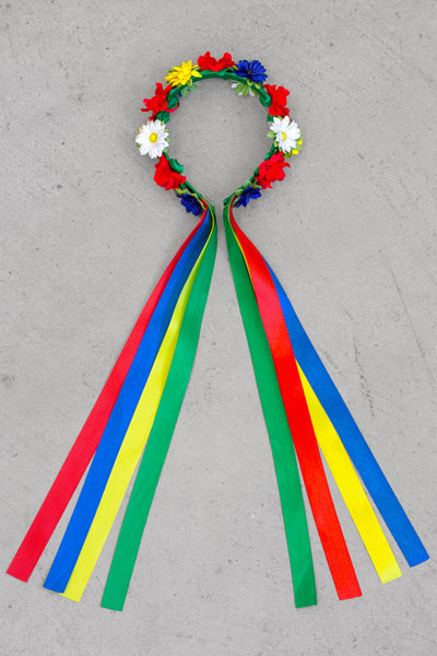 Polish Folk Flower Headband