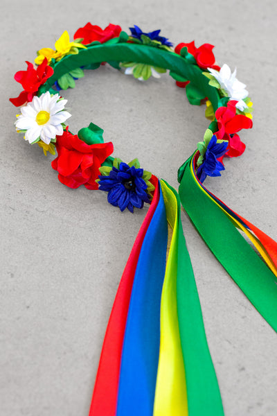 Polish Folk Flower Headband