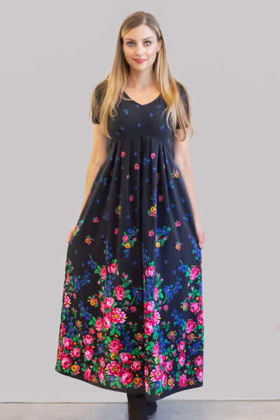 Lesia Black Maxi Dress